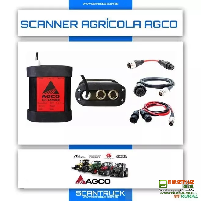 SCANNER AGRÍCOLA AGCO MASSEY FERGUNSON E VALTRA