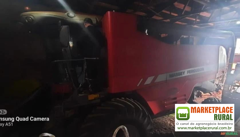 colheitadeira MASSEY FERGUSON 6690 2016 PLAT 25 PÉS