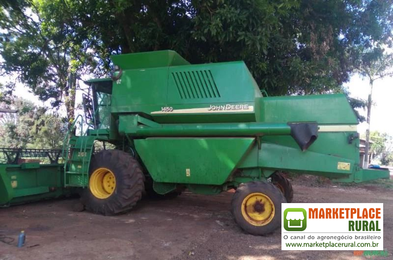 Colheitadeira John Deere 1450 2003 plataforma 19 pés