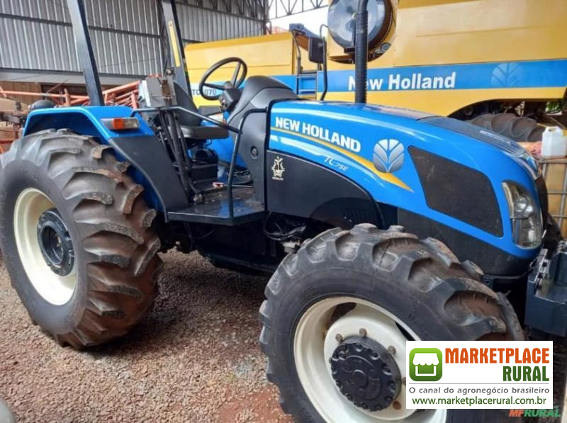 Trator New Holland TL 75 E 4x4 ano 13