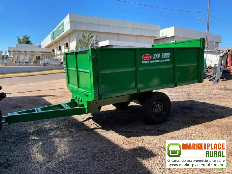 Carreta Agrícola Basculante Cremasco 5 ton Nova