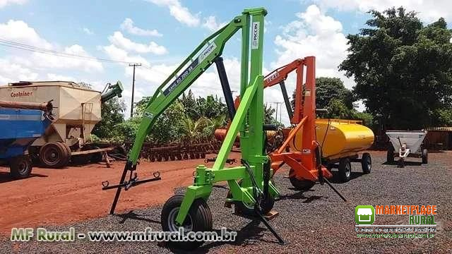 Guincho Big Bag Agrícola Hidráulico Giratório 2000 kilos, regulagem na bitola, Completo, Piccim NOVO