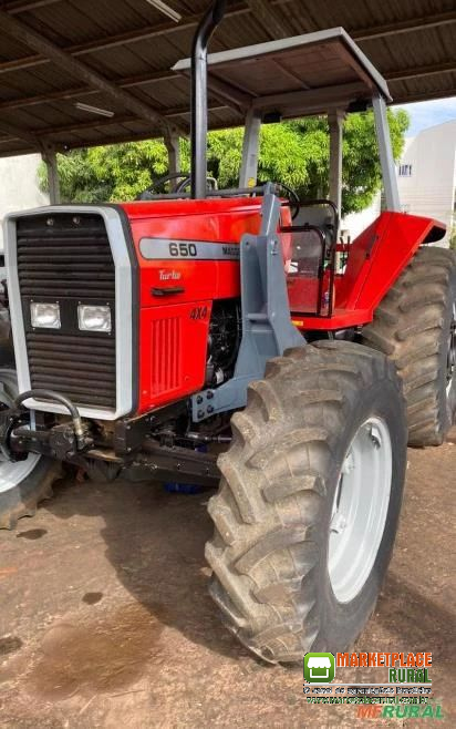 Trator Massey Ferguson 650 4x4 ano 04