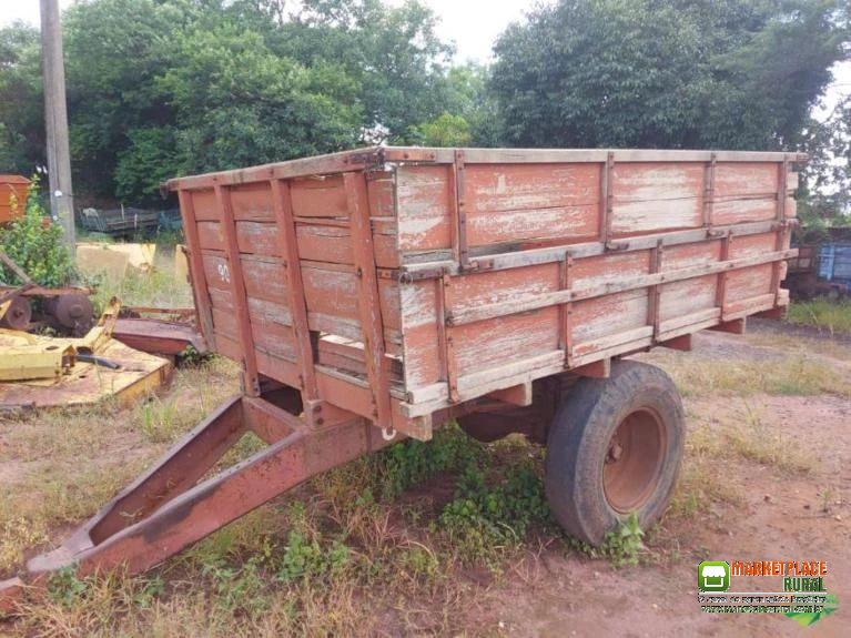 Carreta duas rodas reforçada