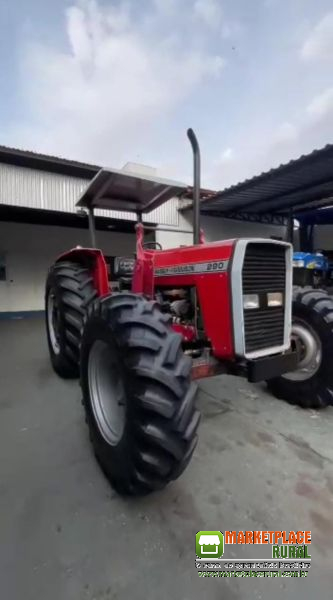 trator massey ferguson 290 4x4 ano 2001