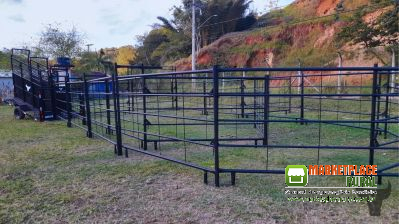 Curral móvel para manejo de bovinos