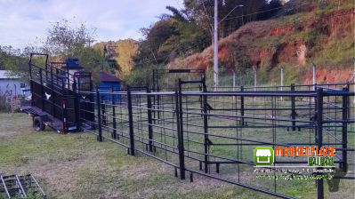 Curral móvel para manejo de bovinos