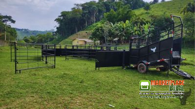 Curral móvel para manejo de bovinos